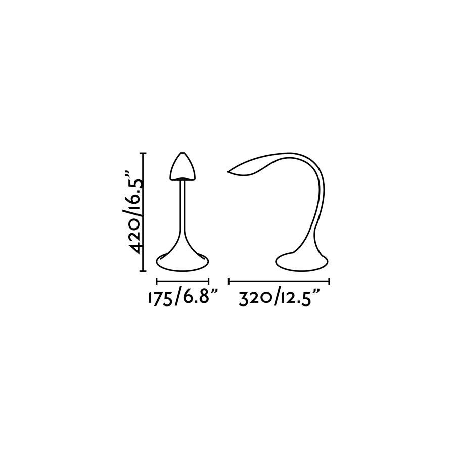 FARO 52065 OTTO bílá stolní lampa na čtení - FARO (obrázek 3)