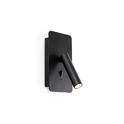 Obrázek pro produkt SUAU LED nástěnná lampa, černá, USB - FARO