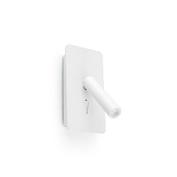 Obrázek pro produkt SUAU LED nástěnná lampa, bílá, USB - FARO