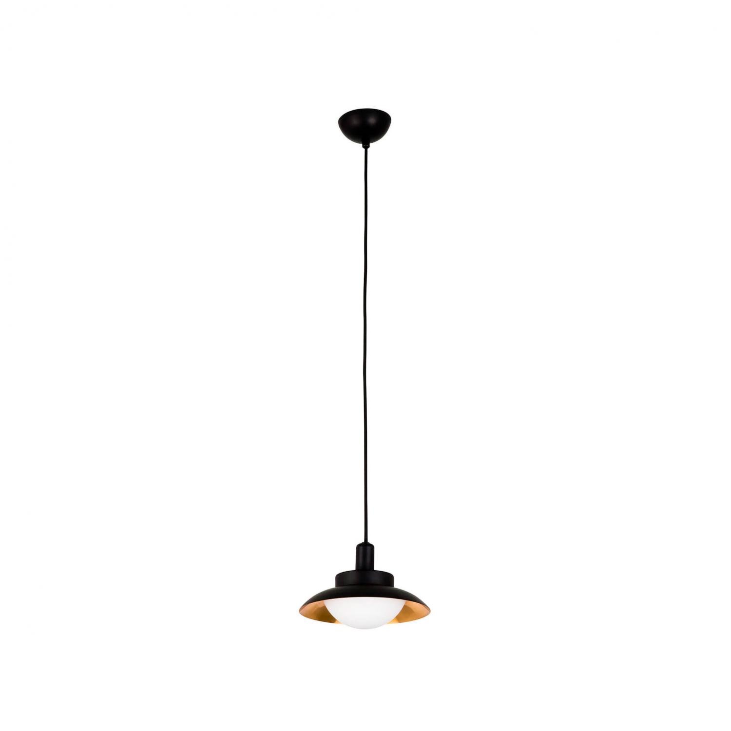 Levně FARO 62139 SIDE 200 závěsné svítidlo, černá/měď, G9 - FARO