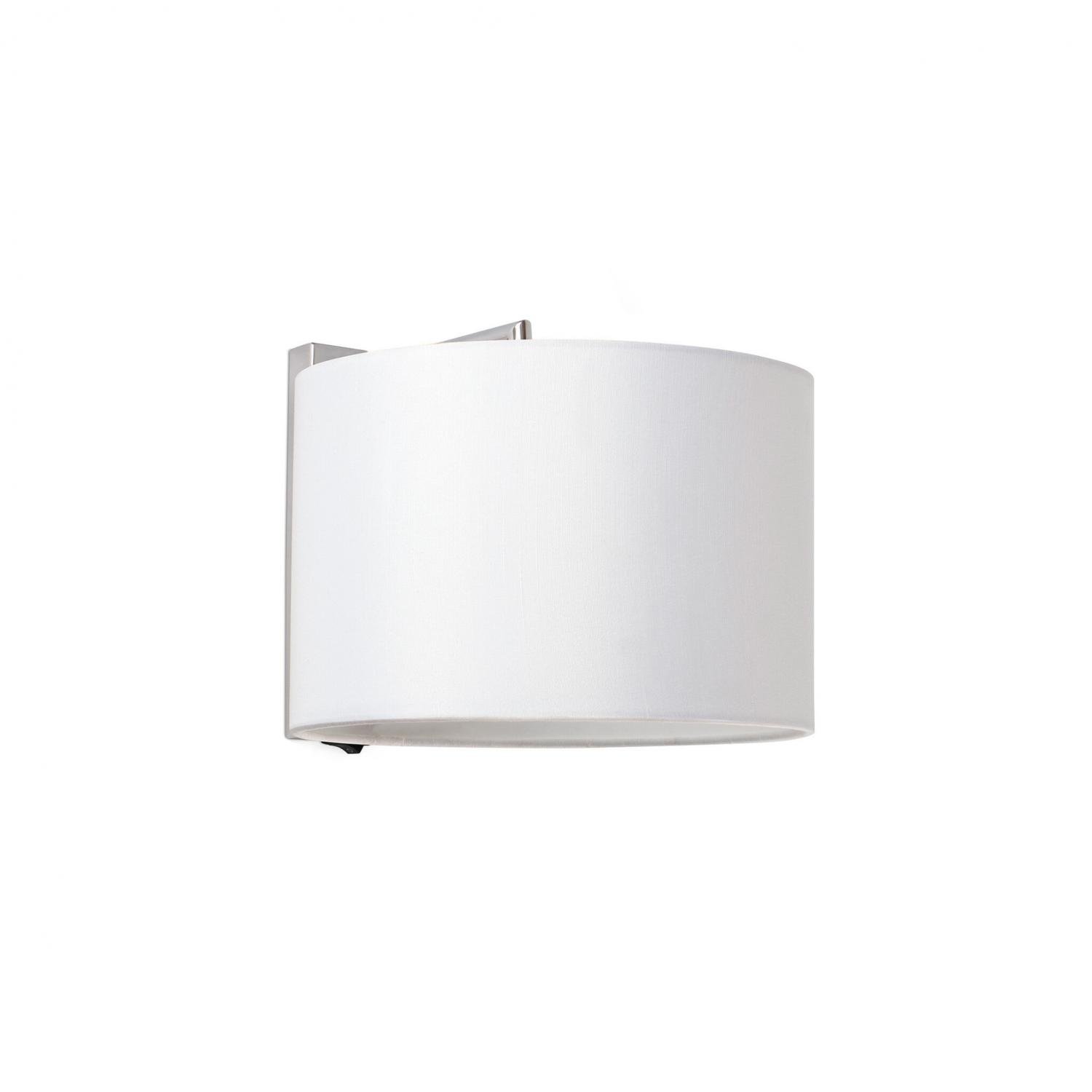 Levně FARO 62706 SAHARA nástěnná lampa, chrom/bílá - FARO