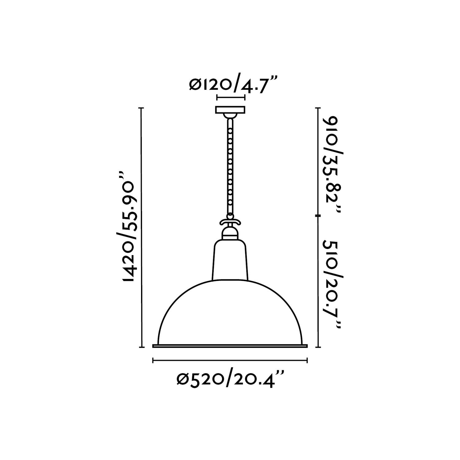 FARO 62800 LOU závěsné svítidlo, černá - FARO (obrázek 2)