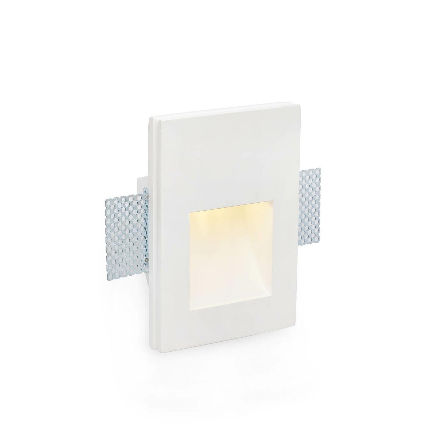 Levně FARO 63283 PLAS SQ zapuštěné nástěnné svítidlo, bílá - FARO