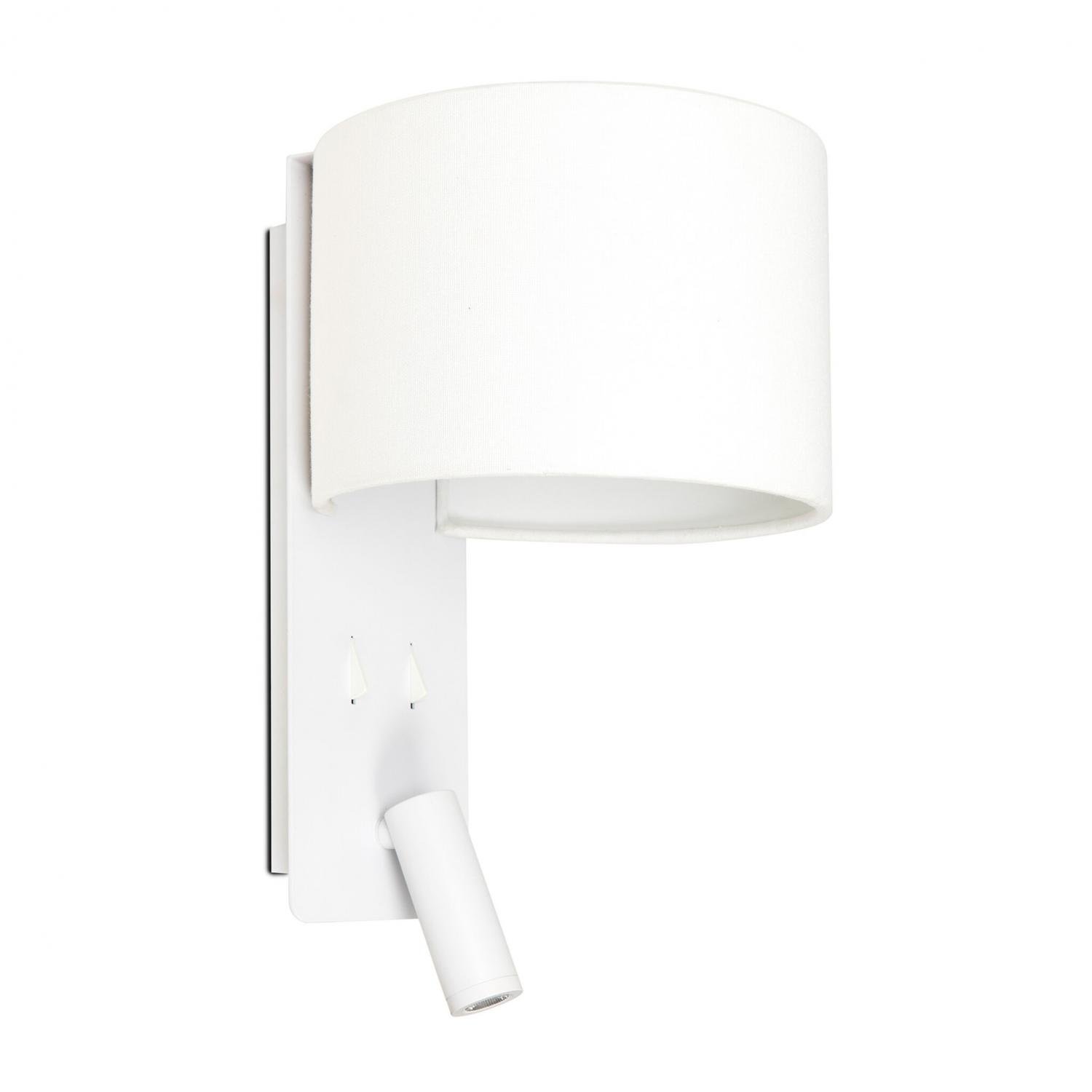 Levně FARO 64304 FOLD nástěnná lampa, bílá, se čtecí lampičkou - FARO