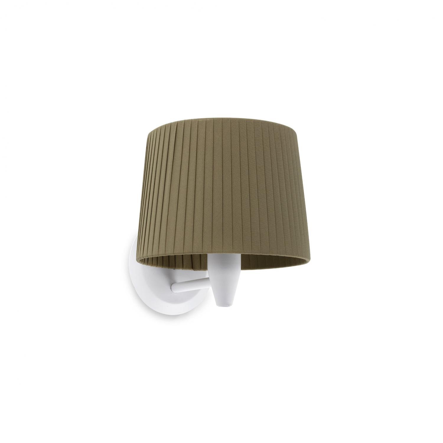 Levně FARO 64306-37 SAMBA bílá/skládaná zelená nástěnná lampa - FARO