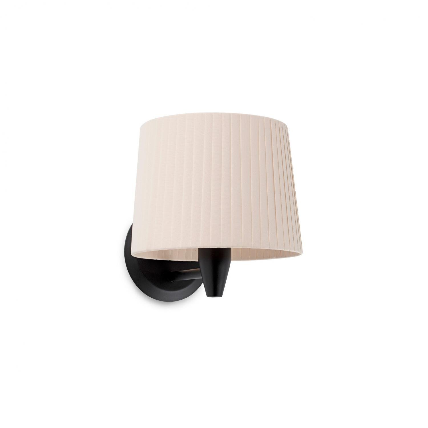 Levně FARO 64307-35 SAMBA černá/skládaná nástěnná lampa, béžová - FARO