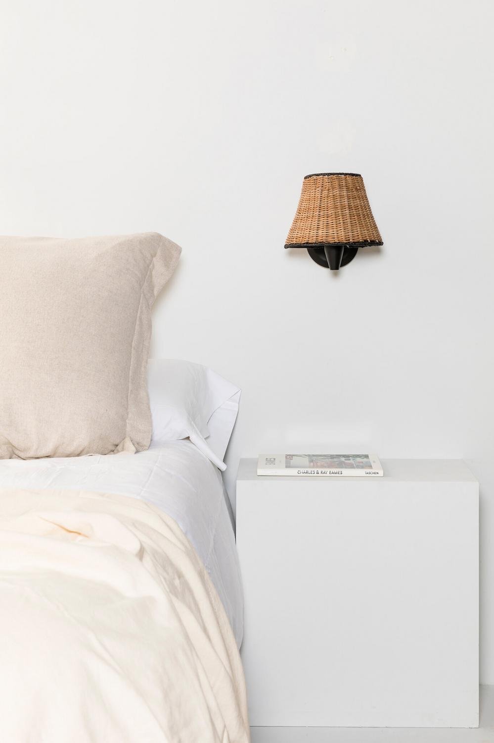 FARO 64307-71 SUMBA černá/ratan nástěnná lampa - FARO (obrázek 2)