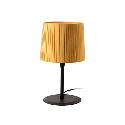 Obrázek pro produkt SAMBA černá/skládaná žlutá stolní lampa - FARO