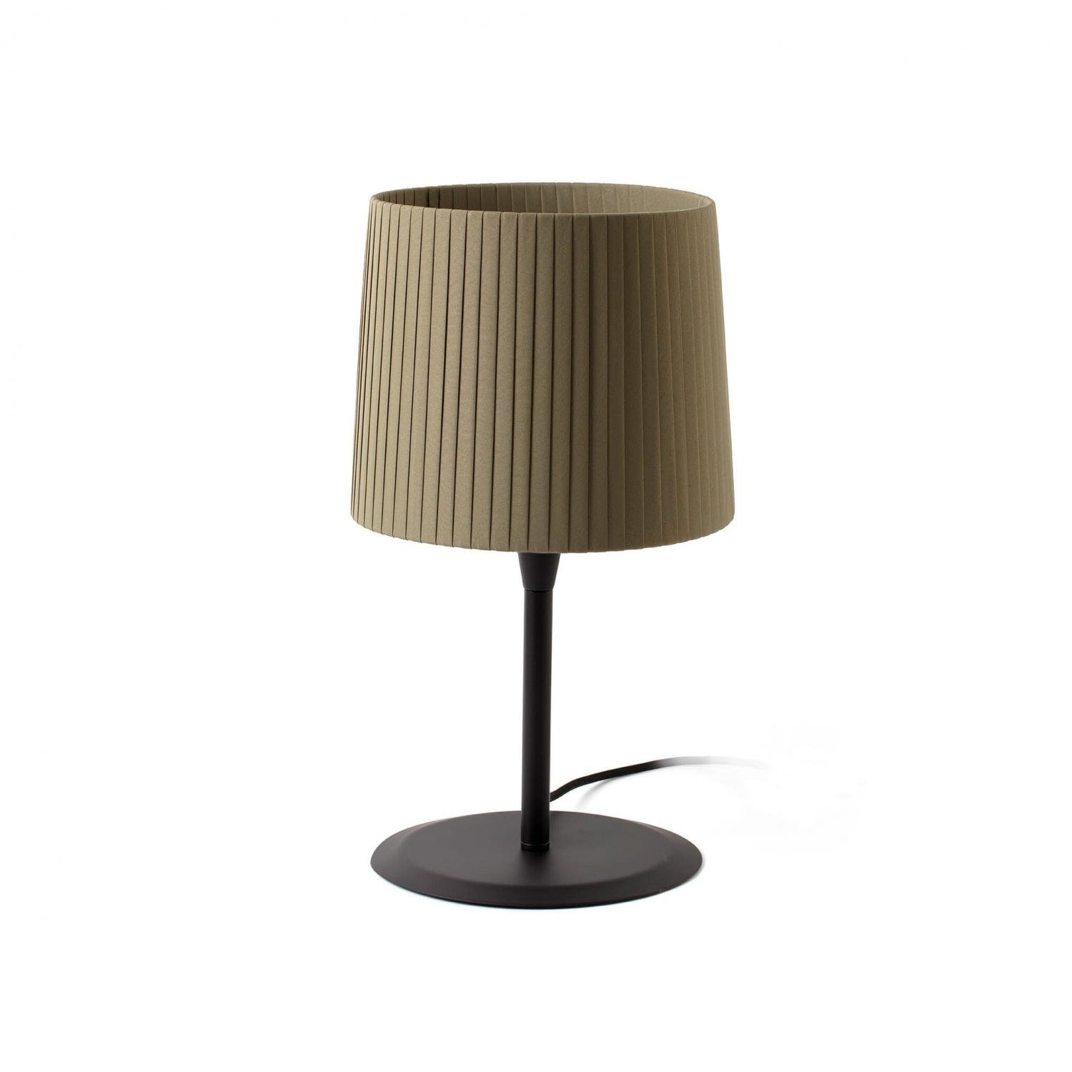 Levně FARO 64311-40 SAMBA černá/skládaná zelená stolní lampa - FARO