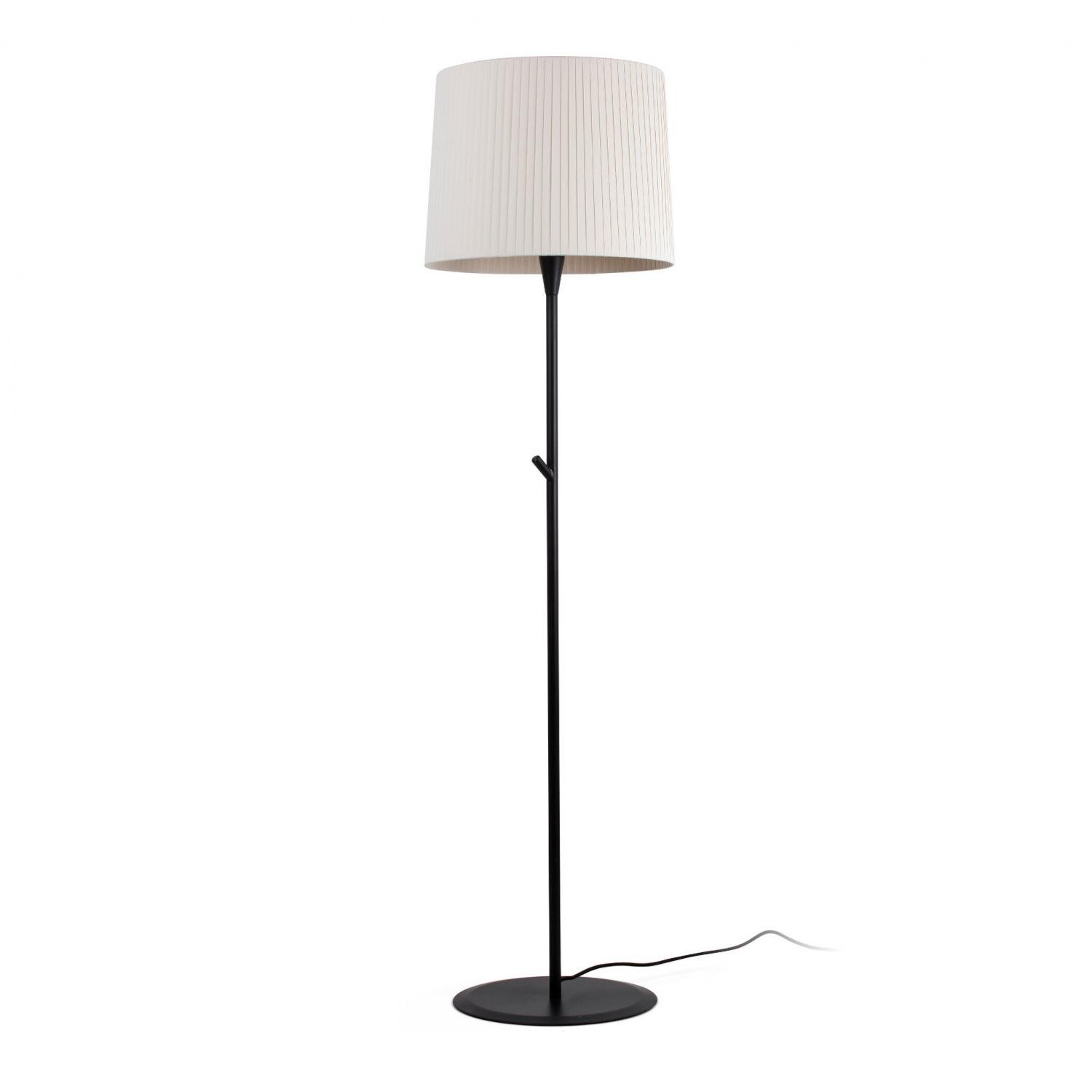 FARO 64313-41 SAMBA černá/skládaná béžová stojací lampa - FARO