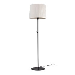 Obrázek pro produkt SAMBA černá/skládaná béžová stojací lampa - FARO