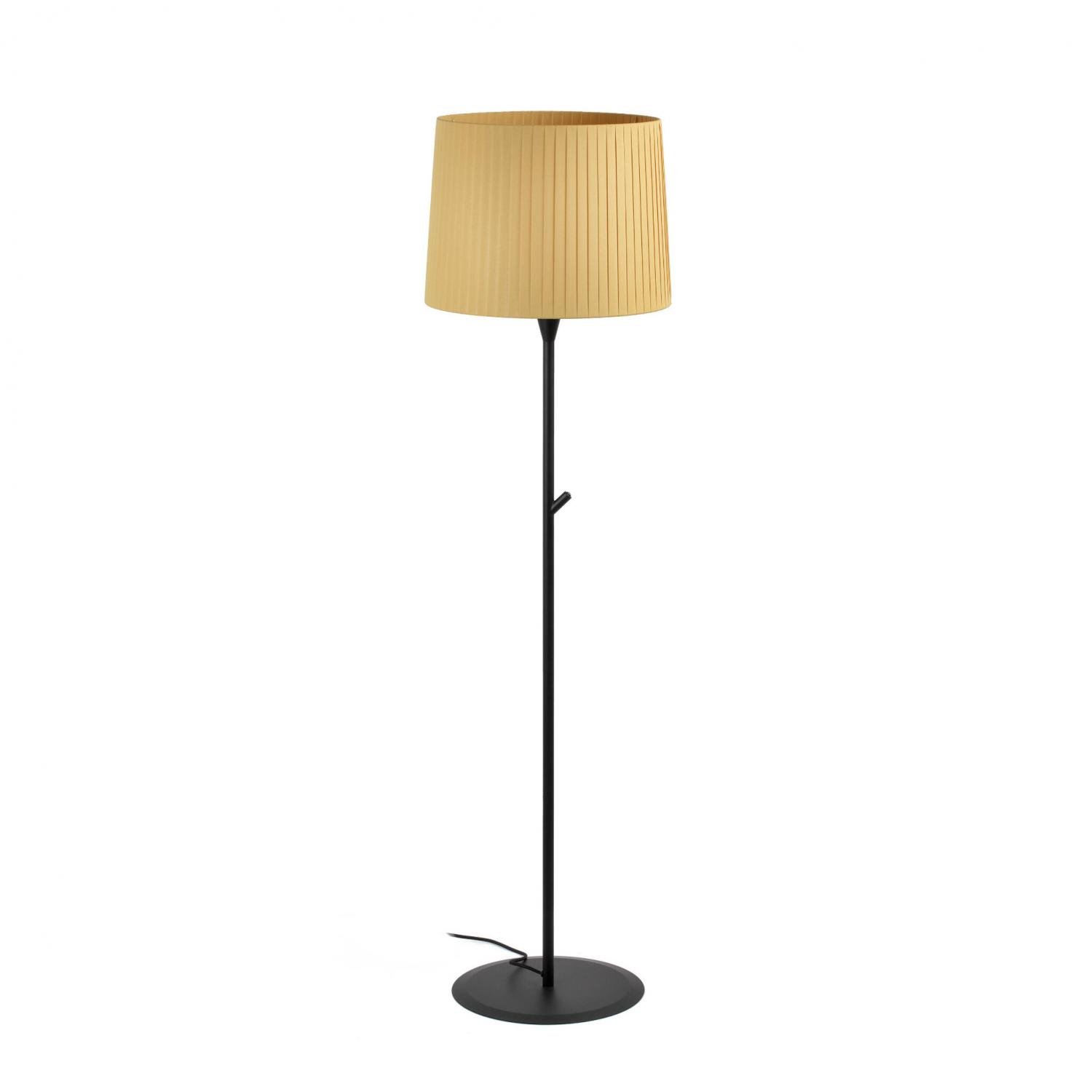 FARO 64313-42 SAMBA černá/skládaná žlutá stojací lampa - FARO