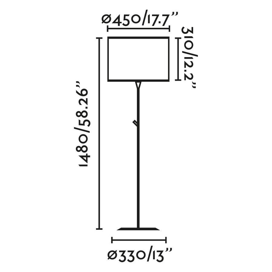FARO 64313-49 MAMBO černá/ratan stojací lampa - FARO (obrázek 5)