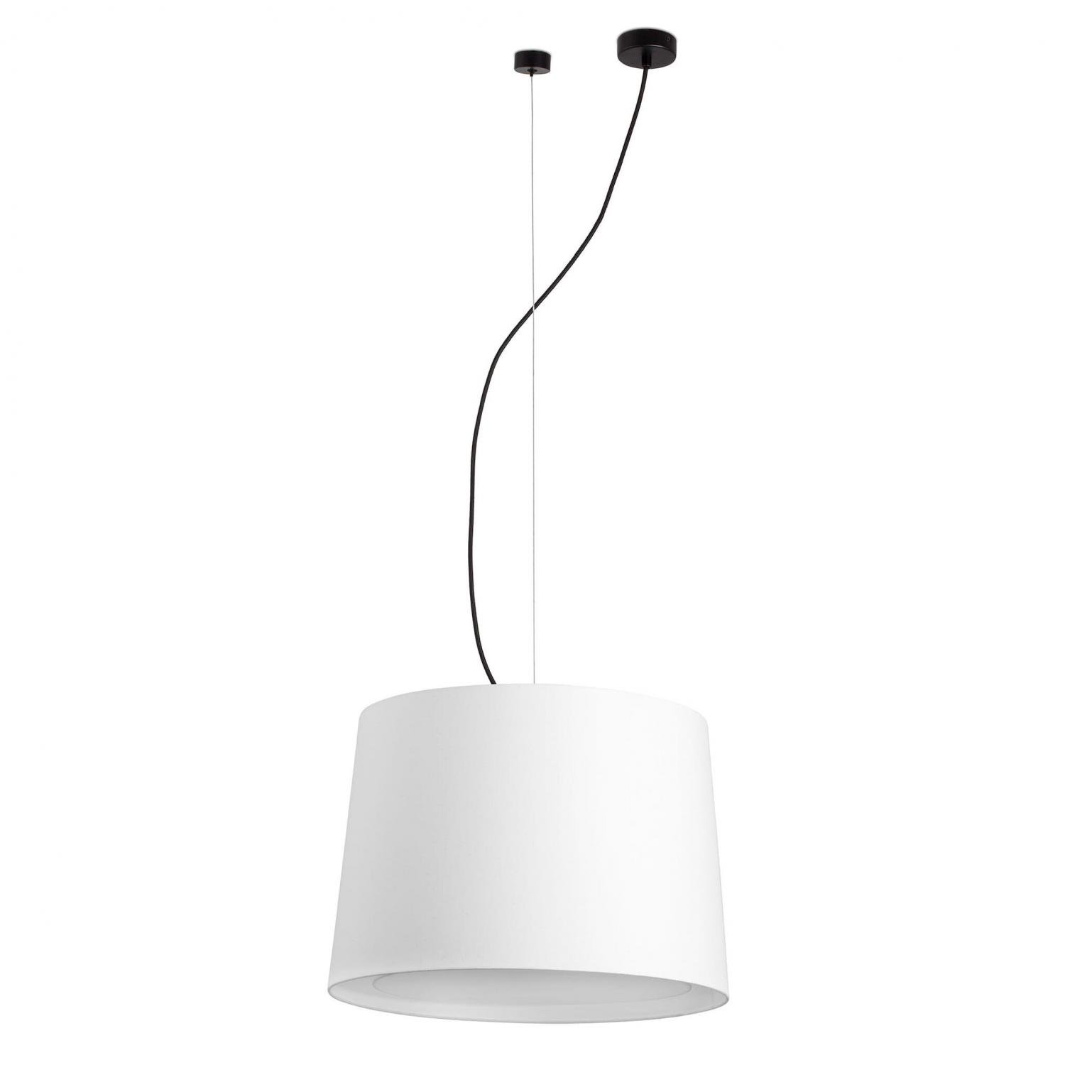 Levně FARO 64314-54 CONGA závěsné svítidlo, černá/bílá, pr.450 - FARO