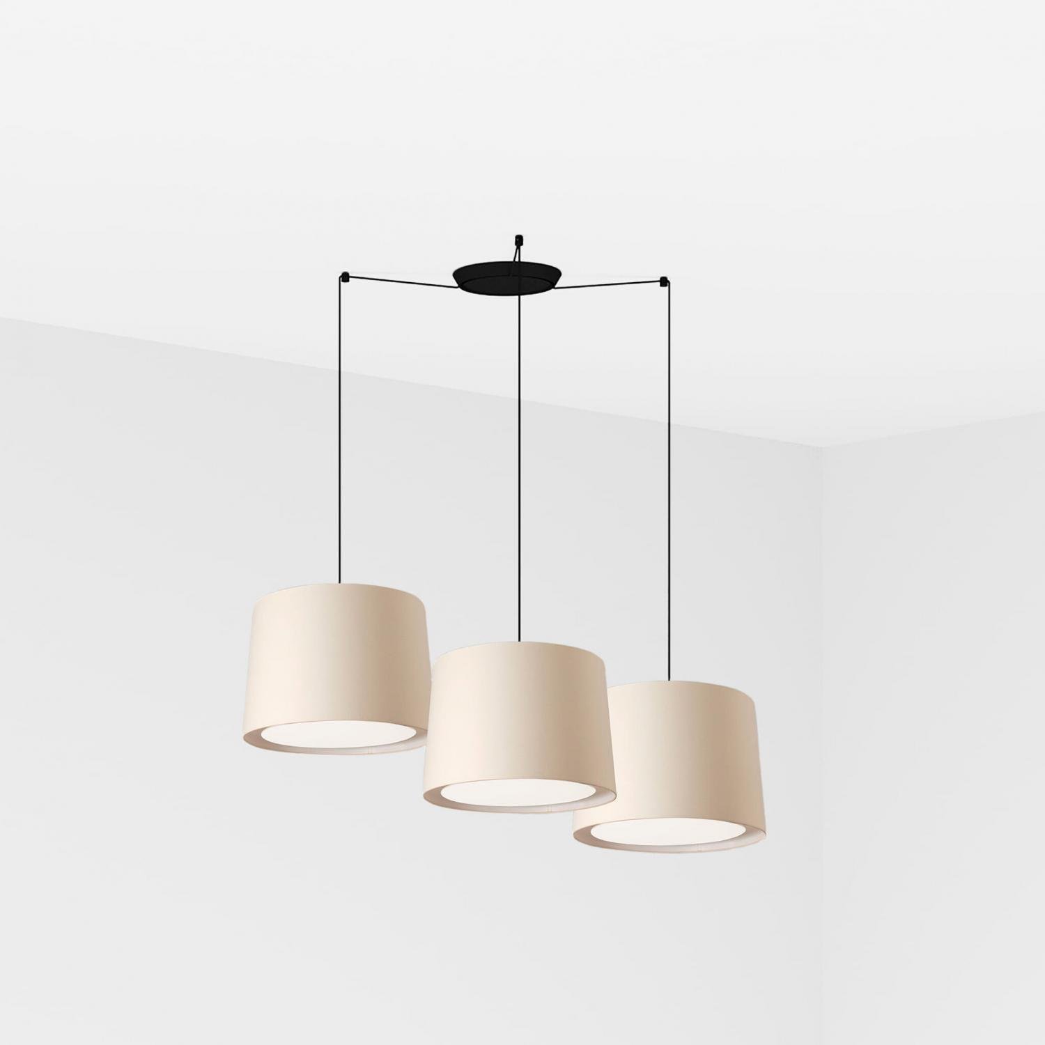 FARO 64314-55-3L AKCE - CONGA závěsné svítidlo, béžová, 3L - FARO