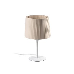 Obrázek pro produkt SAMBA bílá/skládaná béžová mini stolní lampa - FARO