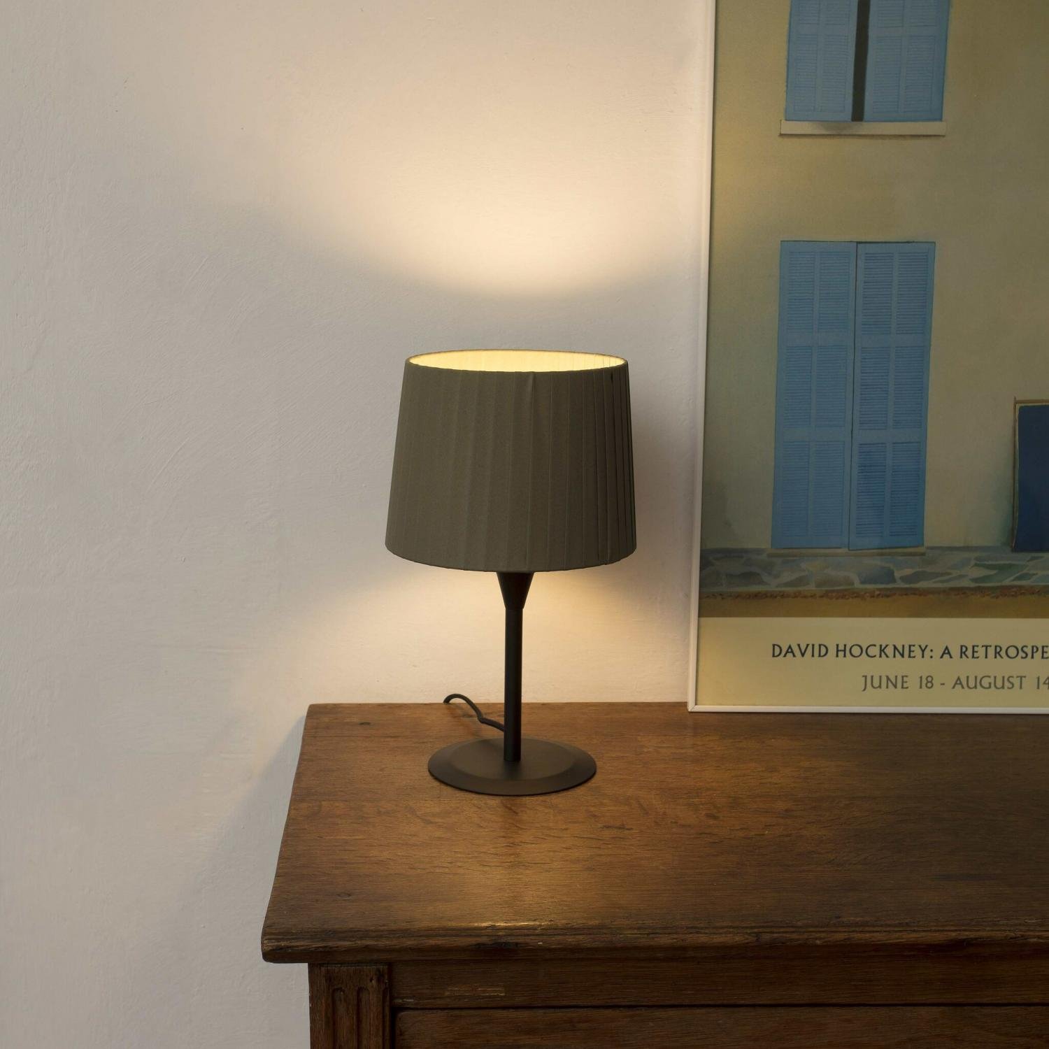 FARO 64317-37 SAMBA černá/skládaná zelená mini stolní lampa - FARO (obrázek 3)