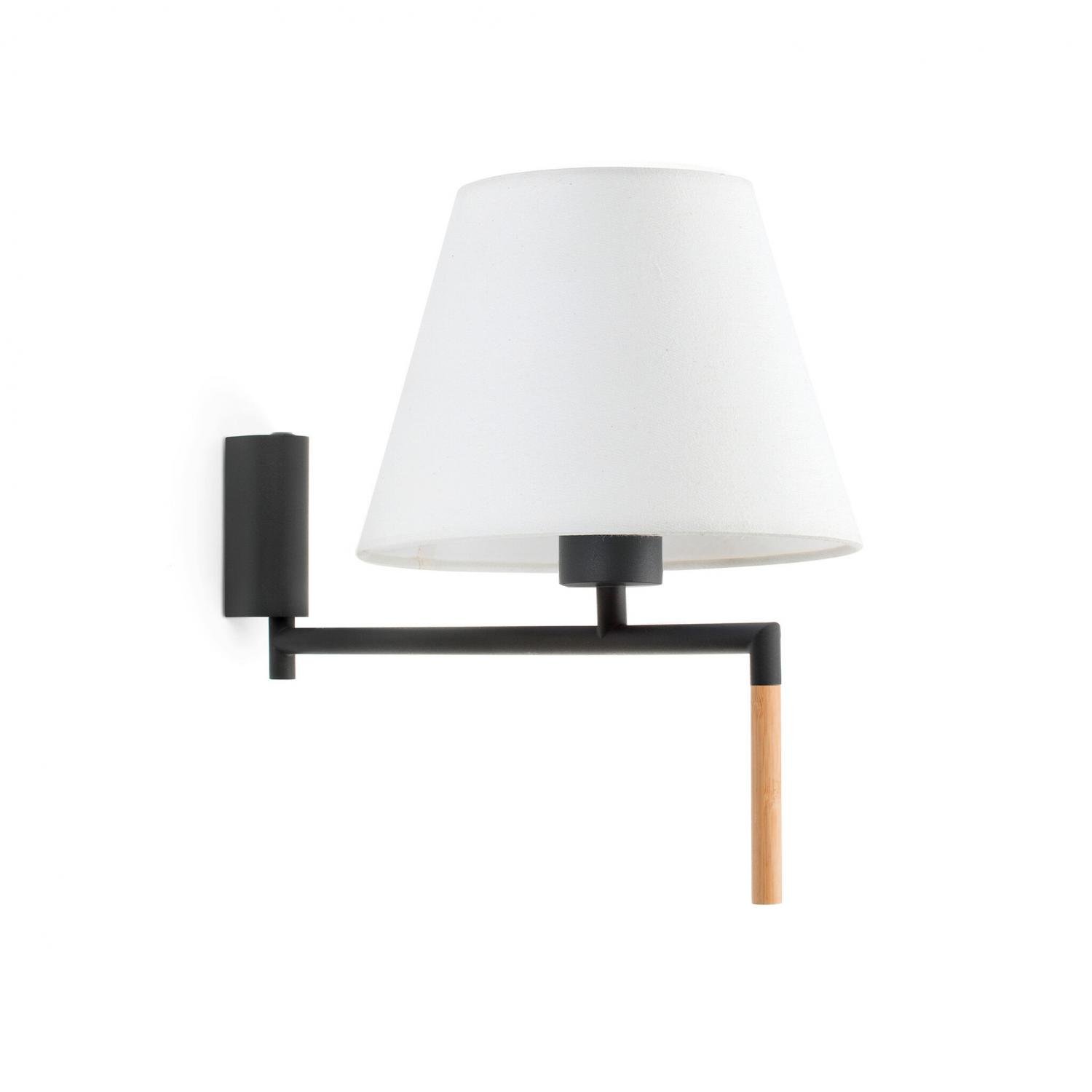 Levně FARO 64400-10 RON nástěnná lampa, tmavě šedá/bílá - FARO