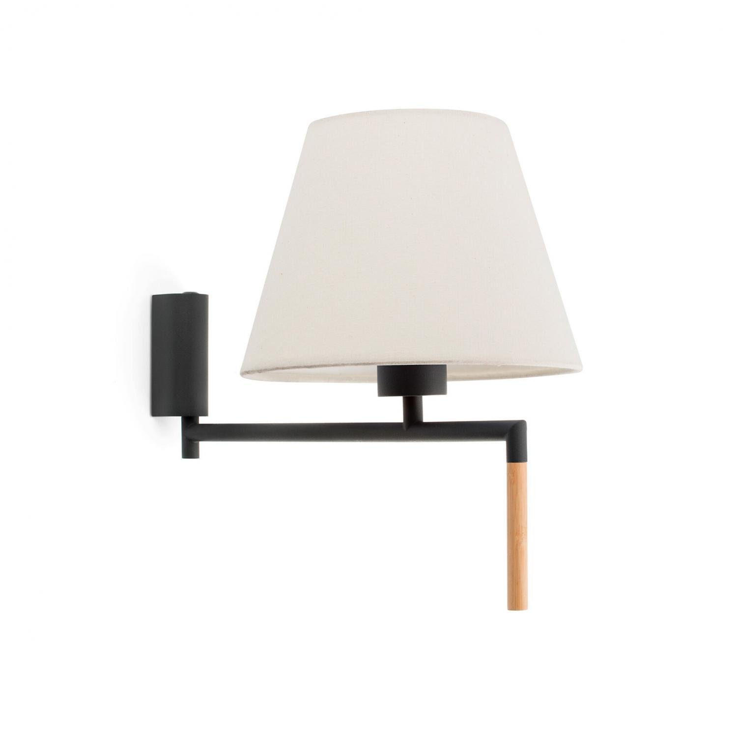 Levně FARO 64400-11 RON nástěnná lampa, tmavě šedá/béžová - FARO