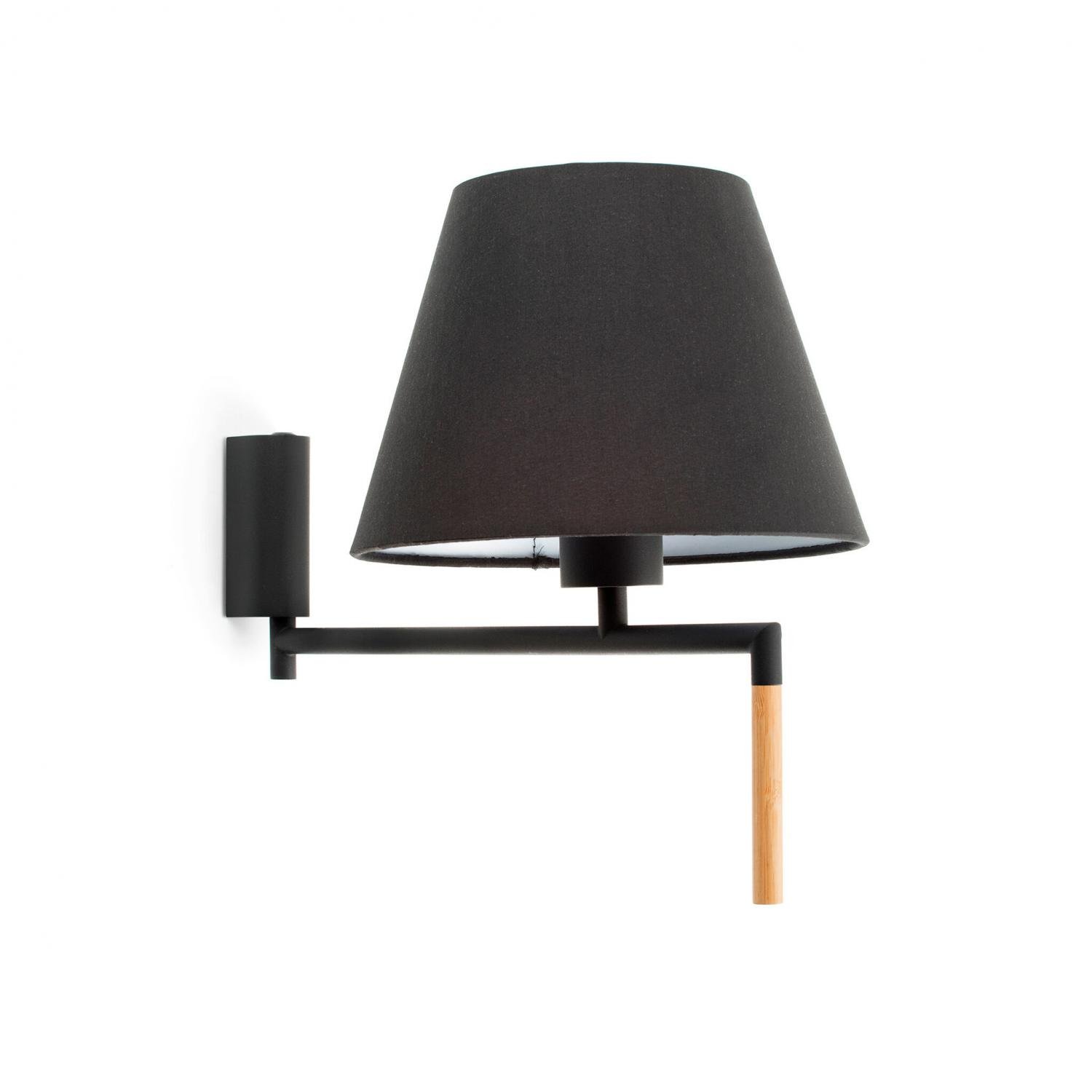 Levně FARO 64400-12 RON nástěnná lampa, tmavě šedá/černá - FARO