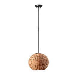 Obrázek pro produkt HAKA 300 závěsné svítidlo, černá/ratan - FARO