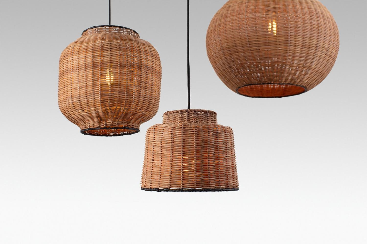 FARO 65134-77 TUPAI závěsné svítidlo, černá/ratan - FARO (obrázek 4)