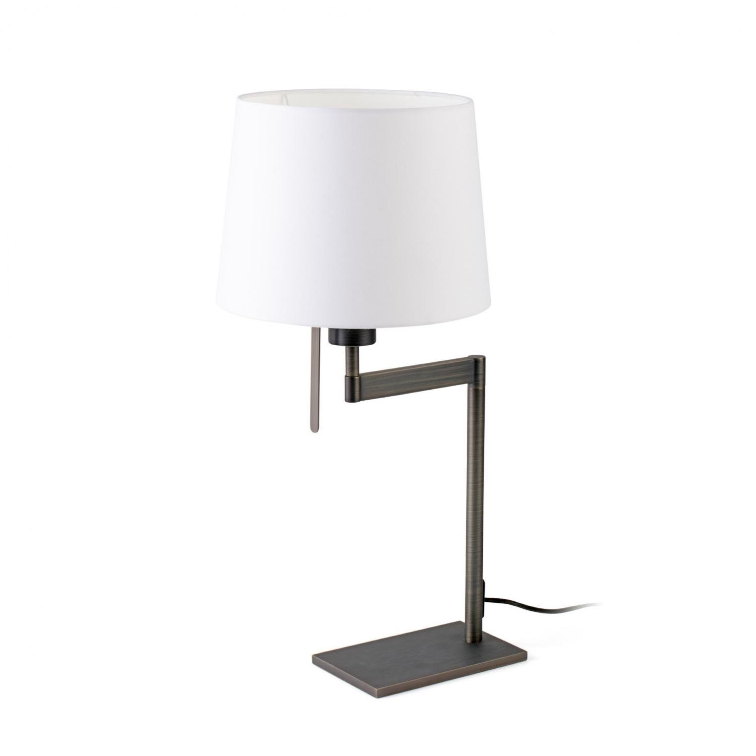 Levně FARO 68488 ARTIS bronzová stolní lampa - FARO