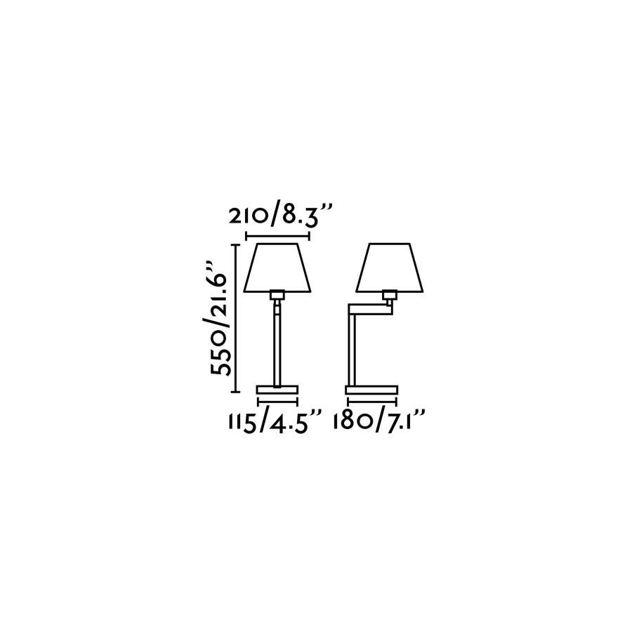 FARO 68488 ARTIS bronzová stolní lampa - FARO (obrázek 5)
