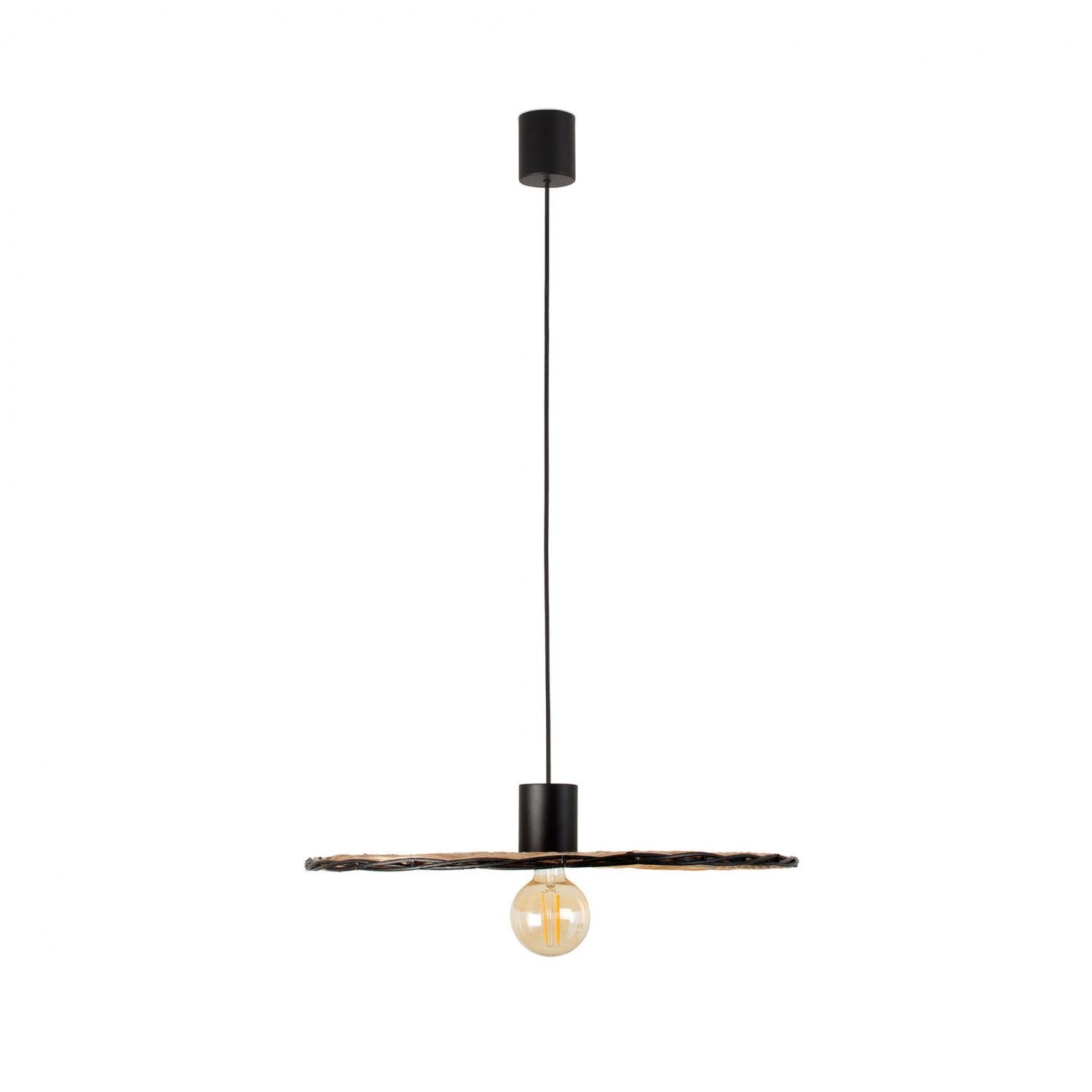 FARO 68590-69 COSTAS 600 závěsné svítidlo, černá/ratan - FARO
