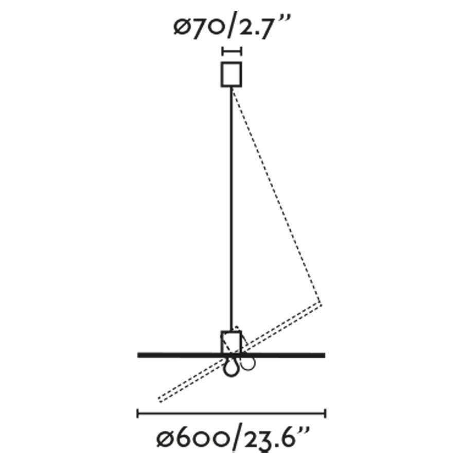FARO 68590-69 COSTAS 600 závěsné svítidlo, černá/ratan - FARO (obrázek 5)