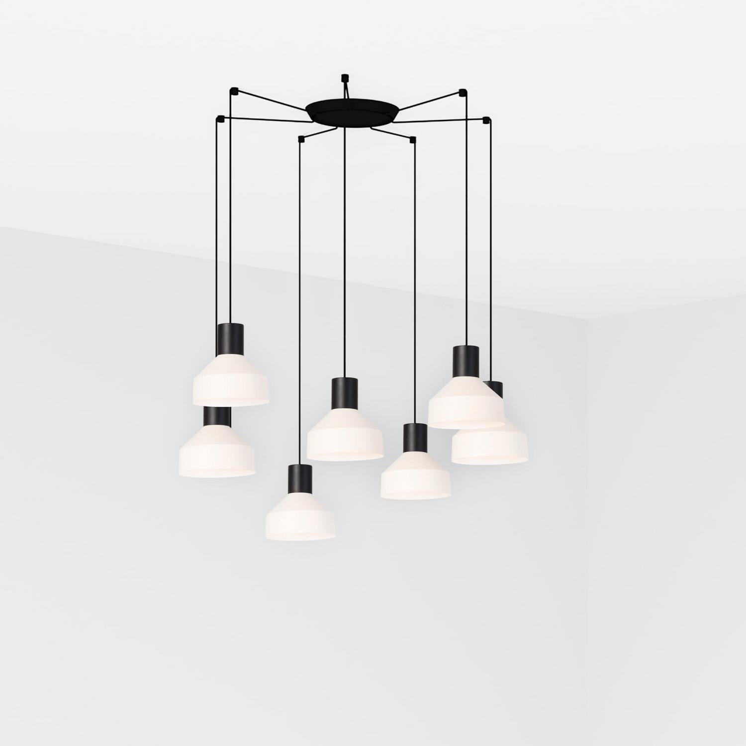 Levně FARO 68594-7L KOMBO 200 závěsné svítidlo, béžová, 7L - FARO