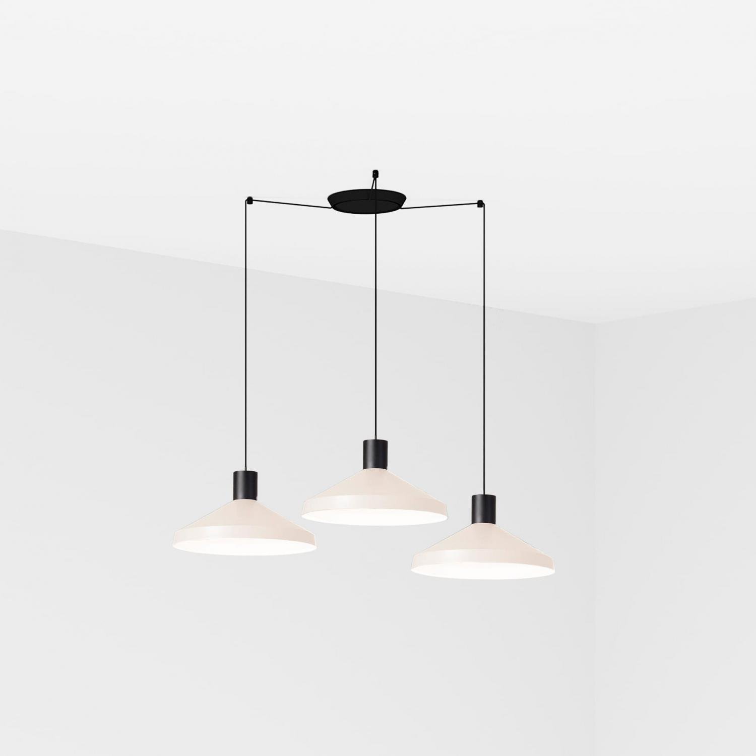 Levně FARO 68596-3L KOMBO 400 závěsné svítidlo, béžová, 3L - FARO