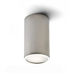 Obrázek pro produkt Stropní svítidlo MEA stropní válcová česaný hliník 230V E27 18W - RED - DESIGN RENDL