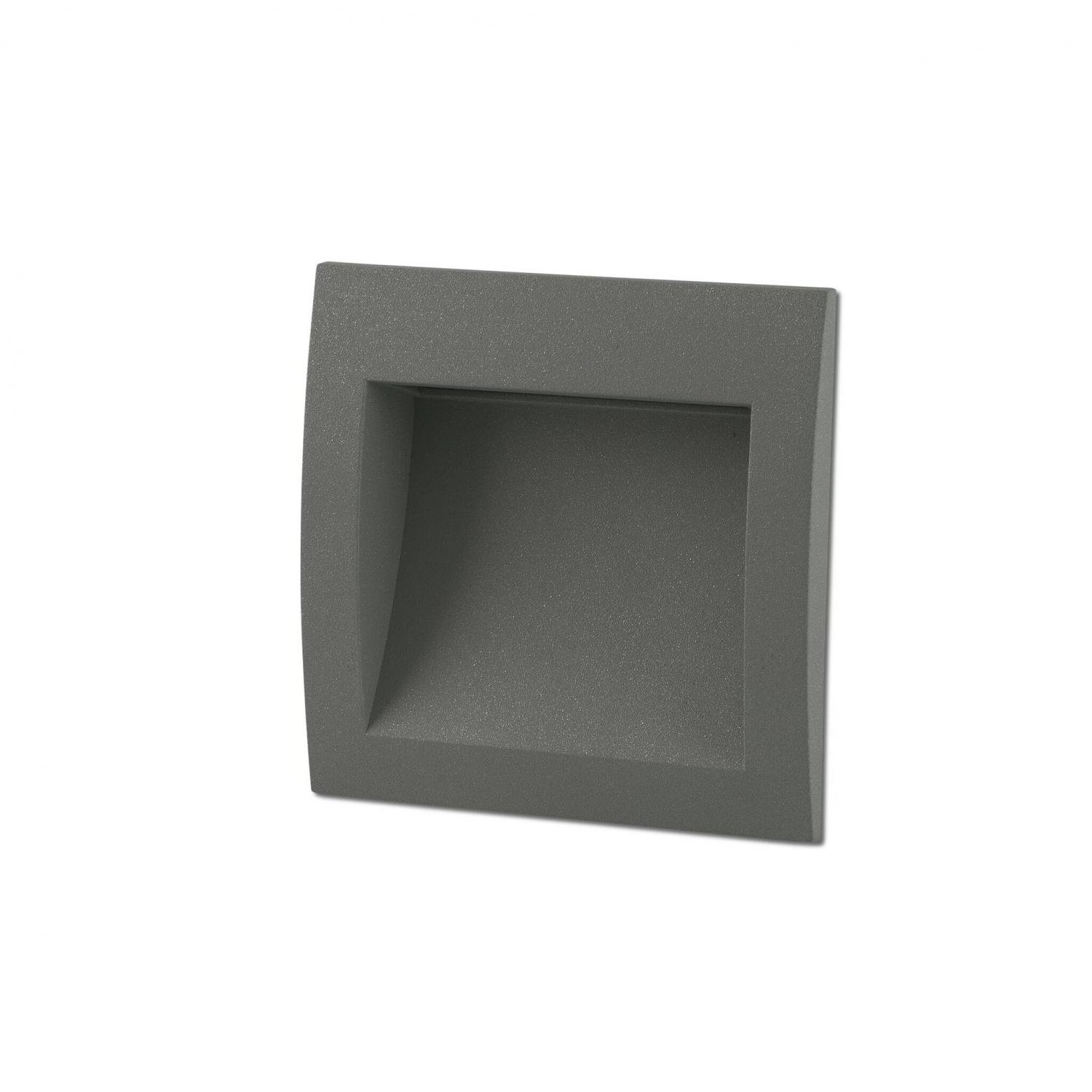 Levně FARO 70146 SEDNA SQ 90 zapuštěné svítidlo do zdi, tmavě šedá - FARO