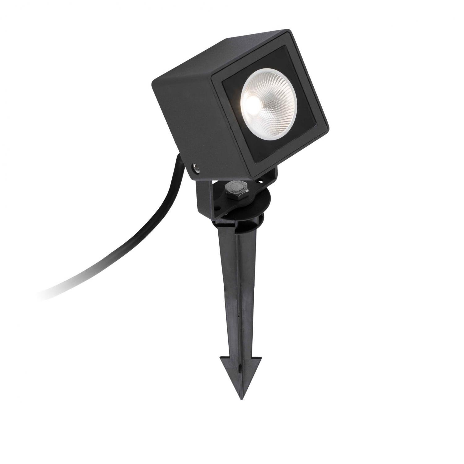 Levně FARO 70151 SOBEK LED bodové svítidlo, černá, se zápichem - FARO