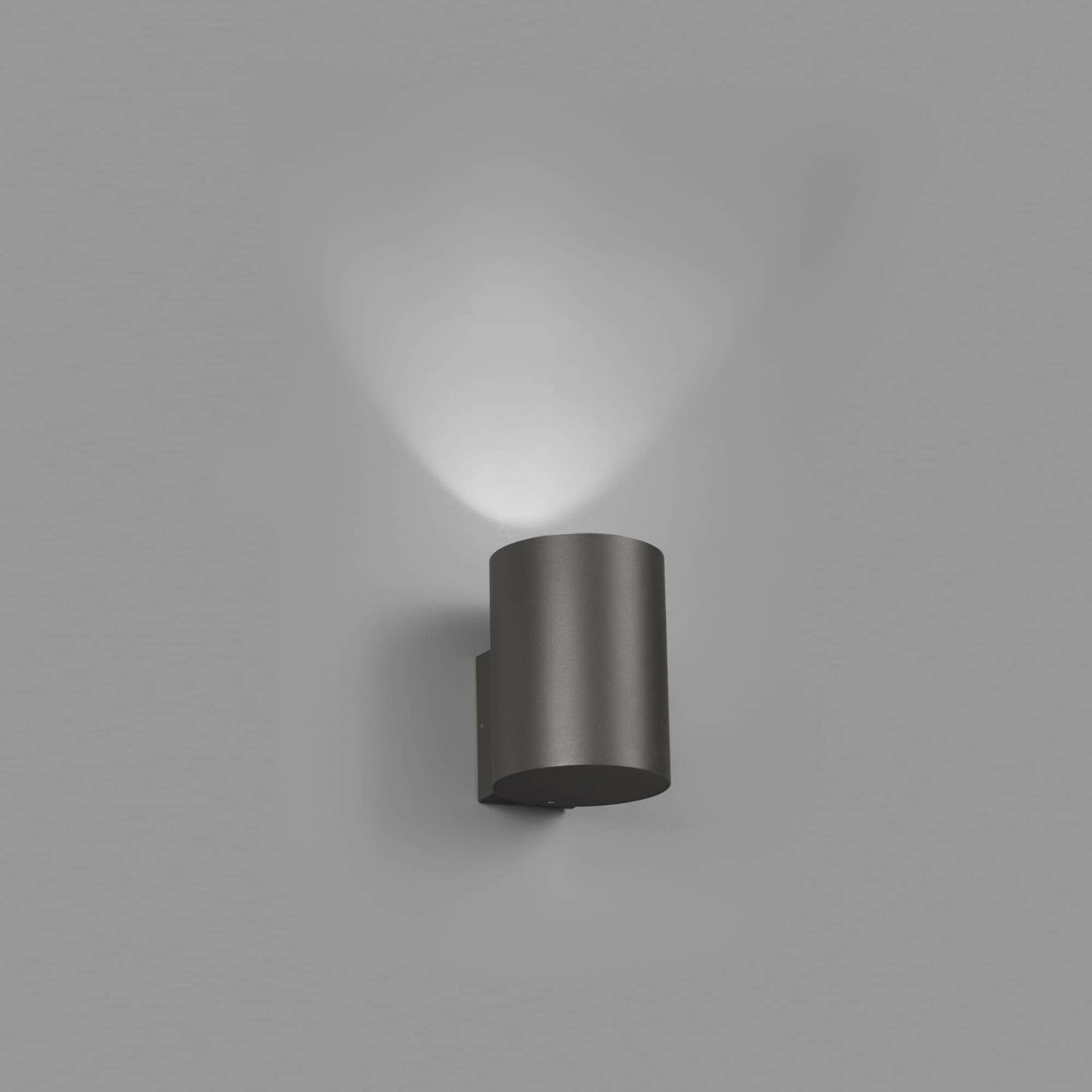 Levně FARO 70283 THON 1L LED nástěnná lampa, šedá - FARO