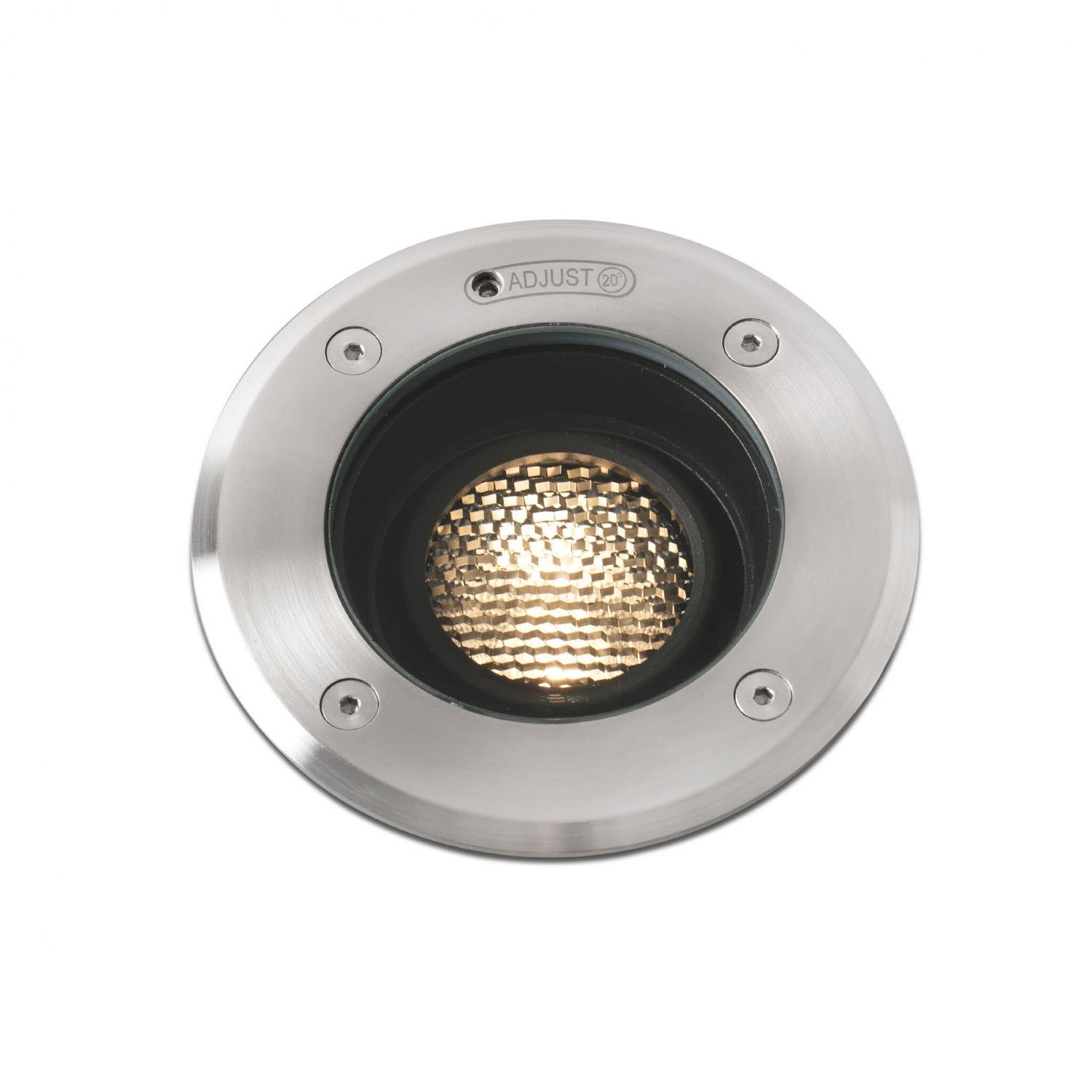 FARO 70302 GEISER 130 zapuštěné svítidlo do země, nerez, šedá, 10st 6,5W - FARO