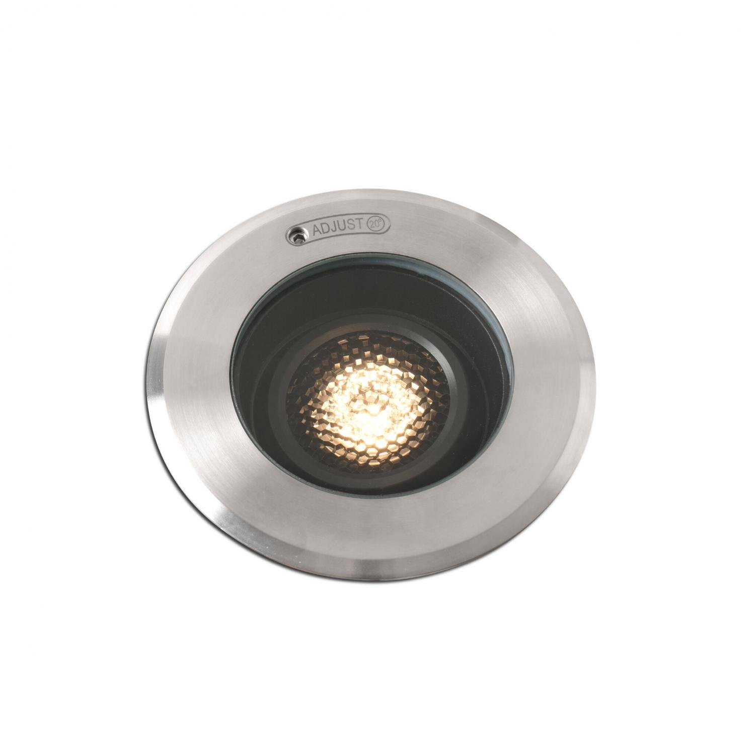 FARO 70304 GEISER 80 zapuštěné svítidlo do země, nerez, šedá - FARO