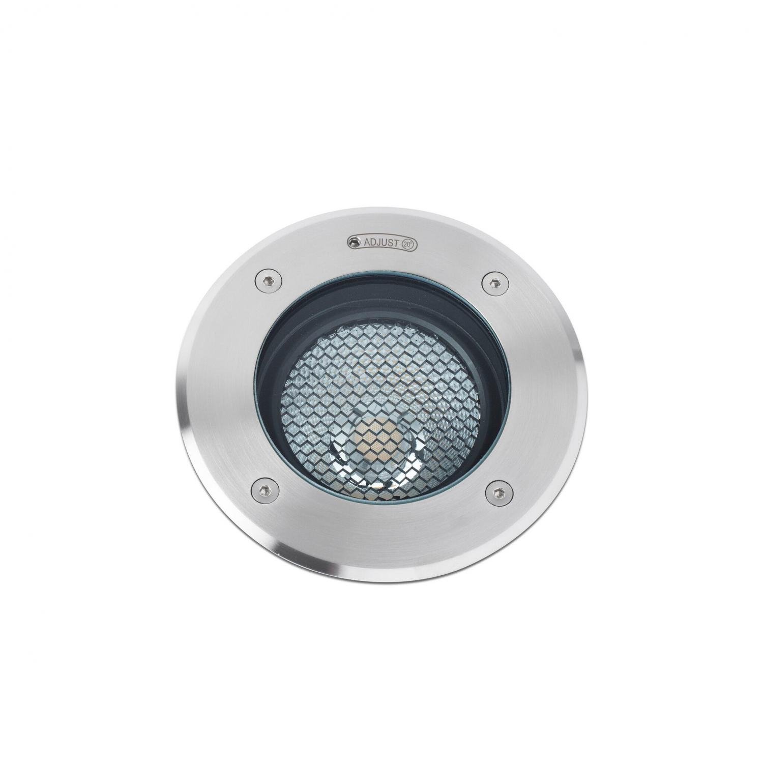Levně FARO 70310 GEISER 80 zapuštěné svítidlo do země, nerez, šedá, GU10 - FARO