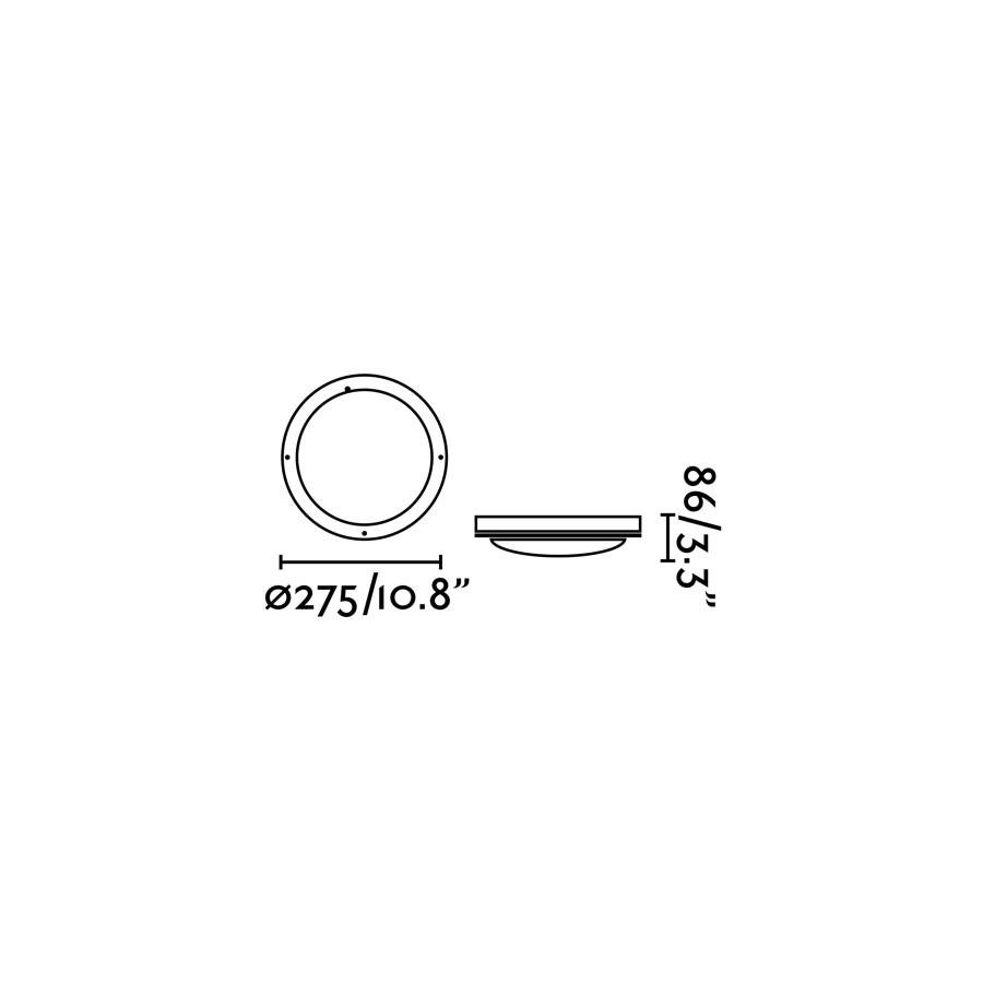 FARO 70690 YEN stropní svítidlo, šedá - FARO (obrázek 3)
