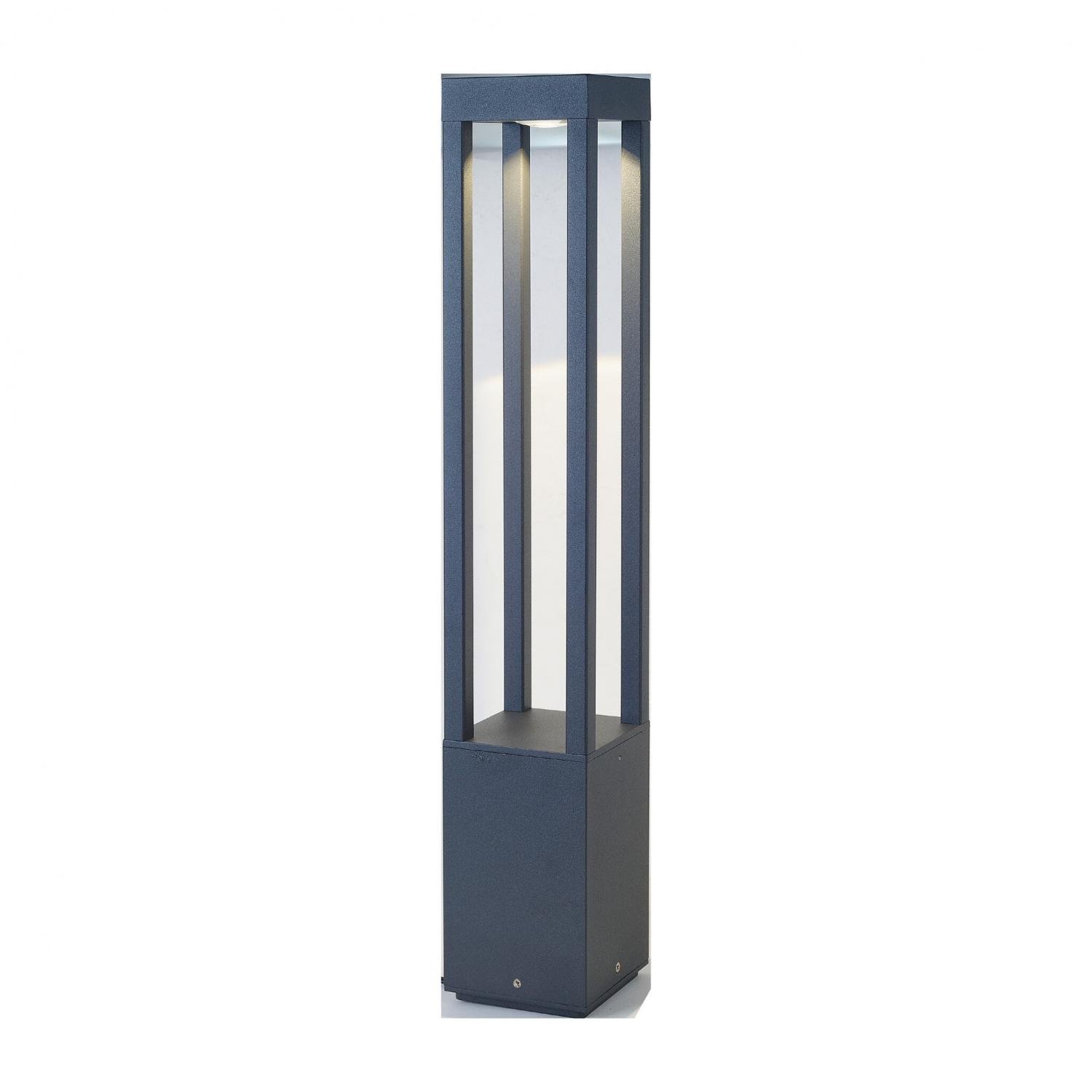 Levně FARO 70753 AGRA 650 sloupková lampa, tmavě šedá - FARO