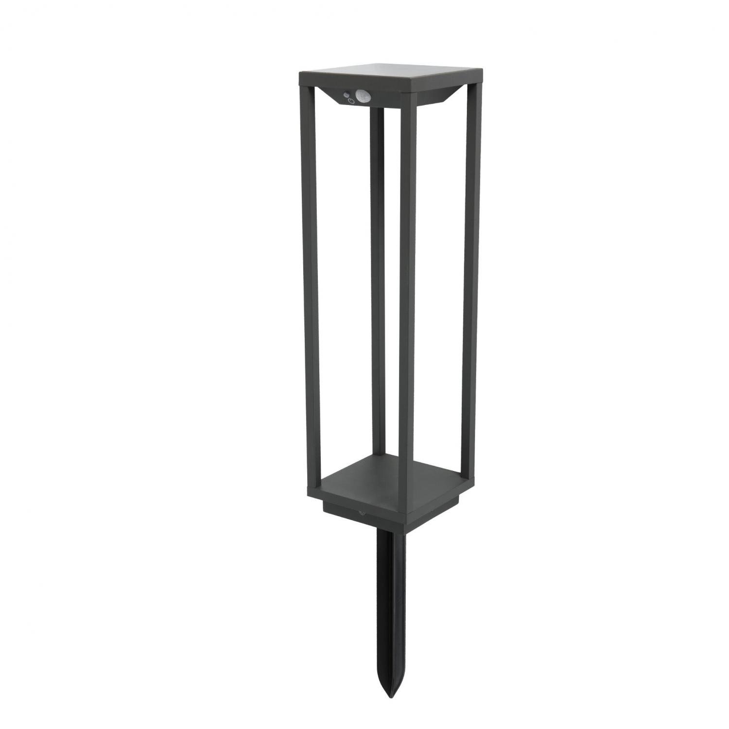 FARO 70774 SAURA LED solární sloupková lampa, tmavě šedá - FARO
