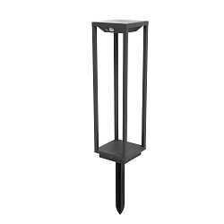 Obrázek pro produkt SAURA LED solární sloupková lampa, tmavě šedá - FARO