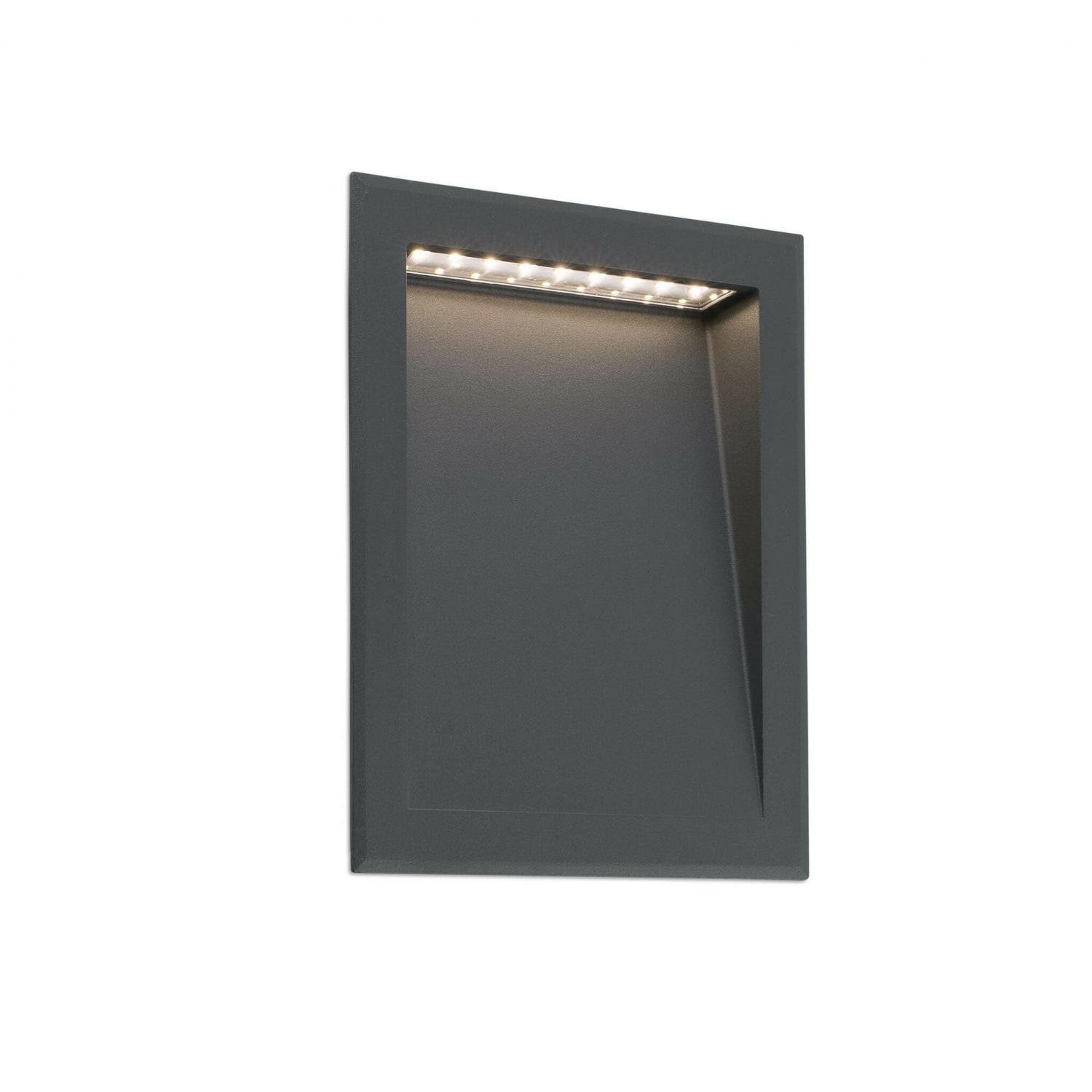 Levně FARO 70900 SOUN 193 zapuštěné svítidlo do zdi, tmavě šedá - FARO