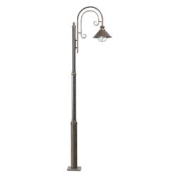 Obrázek pro produkt NÁUTICA sloupková lampa, rezavá, 1L - FARO