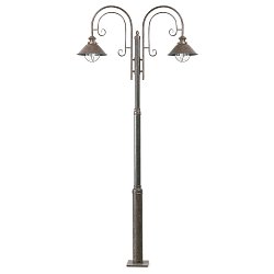 Obrázek pro produkt NÁUTICA sloupková lampa, rezavá, 2L - FARO