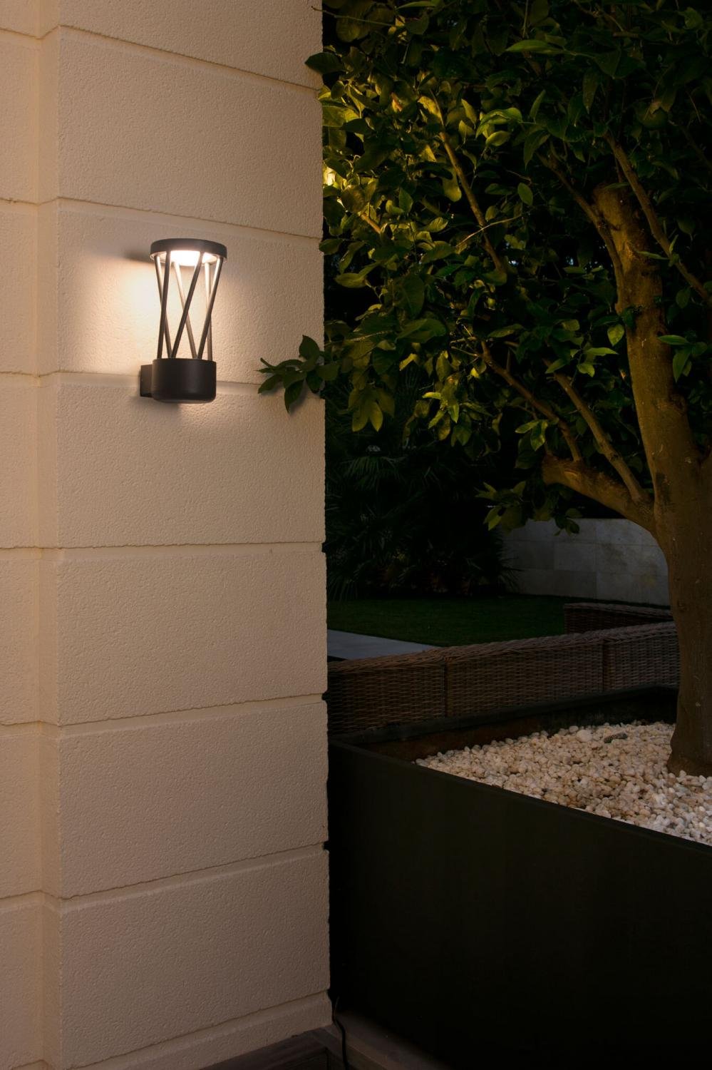 FARO 71285 TWIST nástěnná lampa, tmavě šedá - FARO (obrázek 2)
