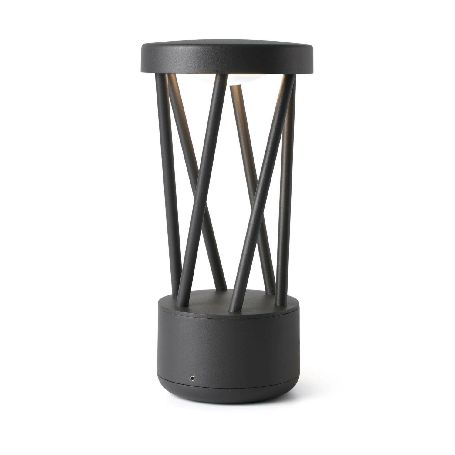 Levně FARO 71286 TWIST 300 sloupková lampa, tmavě šedá - FARO
