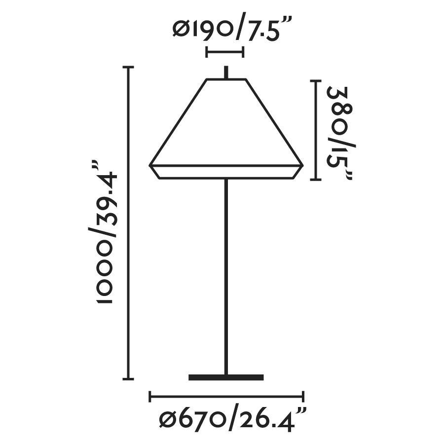 FARO 71575-05 SAIGON šedá/bílá stojací lampa 1M T70 - FARO (obrázek 3)