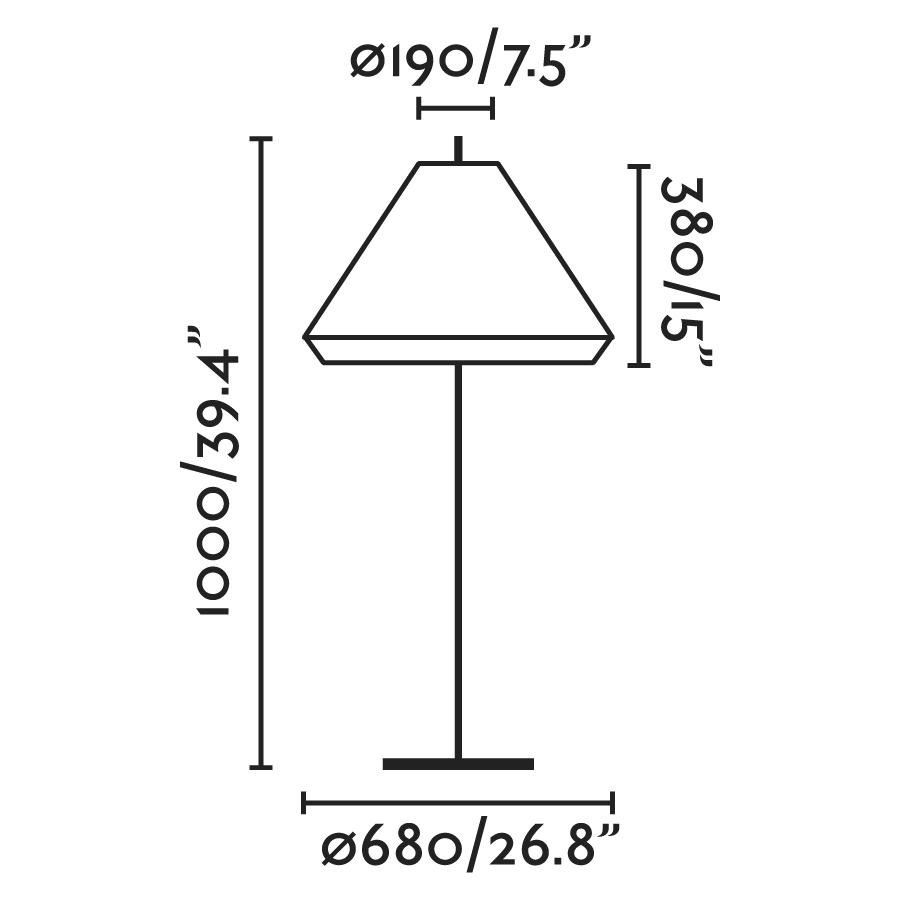 FARO 71575-07 SAIGON šedá/hnědá stojací lampa 1M W70 - FARO (obrázek 5)